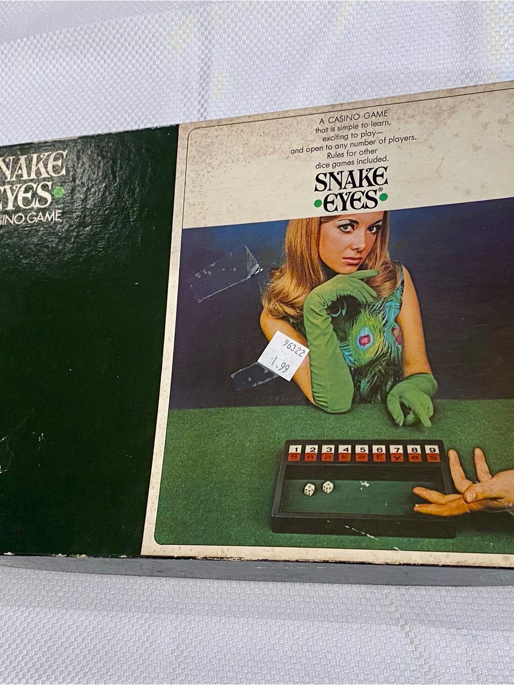 Vintage 1960s Casino Game - Green